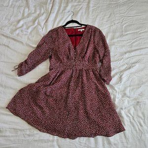 Madewell Starviolet Mini Dress in Ditsy Flowers